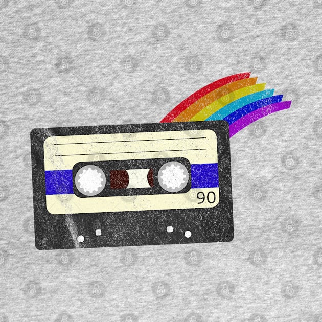 Colourful Cassette Tape by felpogarrido